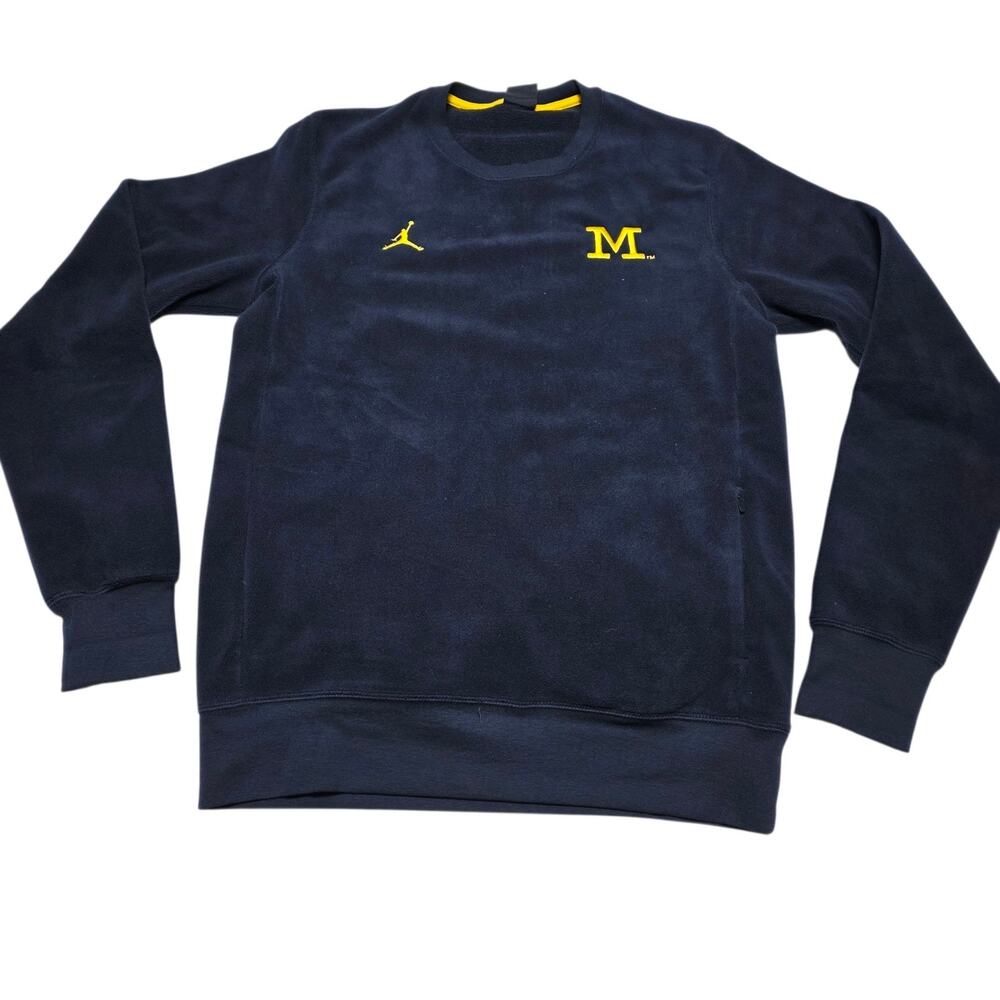 Nike Jordan Jumpman Michigan Wolverines Soft Fleece Sweatshirt Men's Small